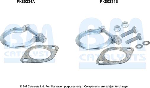 BM Catalysts FK80234 - Монтажний комплект, каталізатор avtolavka.club