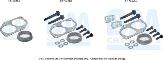 BM Catalysts FK70425 - Монтажний комплект, труба вихлопного газу avtolavka.club