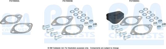 BM Catalysts FK70665 - Монтажний комплект, труба вихлопного газу avtolavka.club