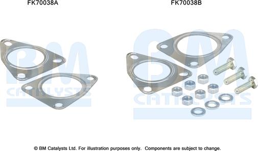 BM Catalysts FK70038 - Монтажний комплект, труба вихлопного газу avtolavka.club