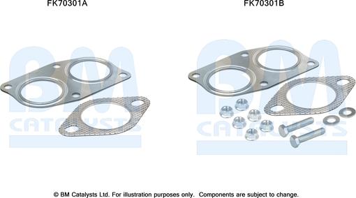 BM Catalysts FK70301 - Монтажний комплект, труба вихлопного газу avtolavka.club