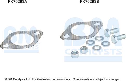 BM Catalysts FK70293 - Монтажний комплект, труба вихлопного газу avtolavka.club