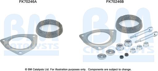 BM Catalysts FK70246 - Монтажний комплект, труба вихлопного газу avtolavka.club