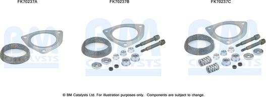 BM Catalysts FK70237 - Монтажний комплект, труба вихлопного газу avtolavka.club