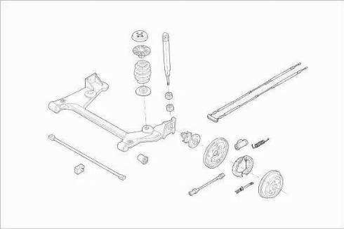 BOGE OPEL-ASTRA-RB019 - Підвіска колеса avtolavka.club