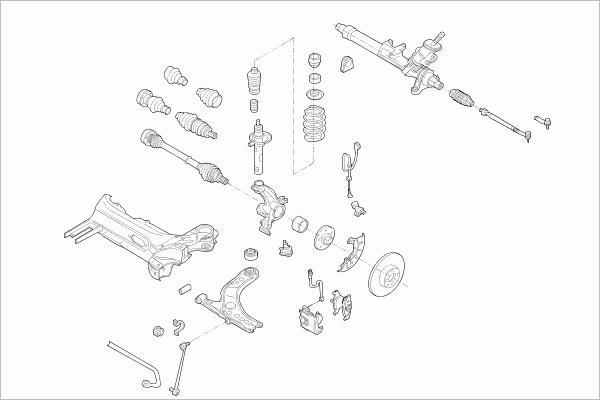 BOGE VW-GOLF-FB064 - Рульове управління avtolavka.club