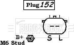 Borg & Beck BBA2476 - Генератор avtolavka.club