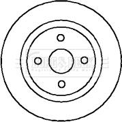 Borg & Beck BBD4955 - Гальмівний диск avtolavka.club