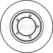 Borg & Beck BBD4980 - Гальмівний диск avtolavka.club