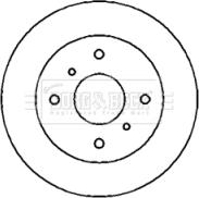 Borg & Beck BBD4441 - Гальмівний диск avtolavka.club