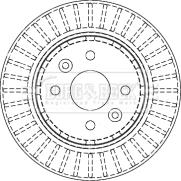 Borg & Beck BBD4442 - Гальмівний диск avtolavka.club