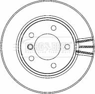 Borg & Beck BBD4463 - Гальмівний диск avtolavka.club