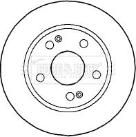 Borg & Beck BBD4591 - Гальмівний диск avtolavka.club