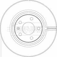 Borg & Beck BBD4509 - Гальмівний диск avtolavka.club