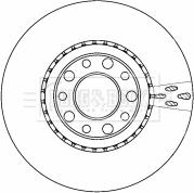 Borg & Beck BBD4513 - Гальмівний диск avtolavka.club