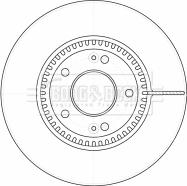 Borg & Beck BBD4523 - Гальмівний диск avtolavka.club