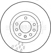 Borg & Beck BBD4576 - Гальмівний диск avtolavka.club