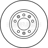 Borg & Beck BBD4697 - Гальмівний диск avtolavka.club