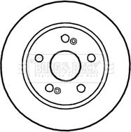 Borg & Beck BBD4643 - Гальмівний диск avtolavka.club