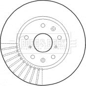 BENDIX 521542 - Гальмівний диск avtolavka.club