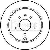 Borg & Beck BBD4611 - Гальмівний диск avtolavka.club