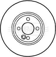 Borg & Beck BBD4617 - Гальмівний диск avtolavka.club