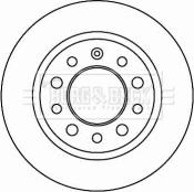 Borg & Beck BBD4625 - Гальмівний диск avtolavka.club