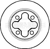 Borg & Beck BBD4047 - Гальмівний диск avtolavka.club