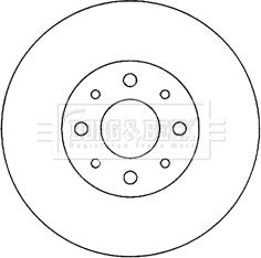 Borg & Beck BBD4055 - Гальмівний диск avtolavka.club