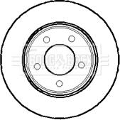 Borg & Beck BBD4017 - Гальмівний диск avtolavka.club