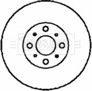 Borg & Beck BBD4349 - Гальмівний диск avtolavka.club