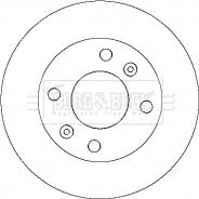 Borg & Beck BBD4342 - Гальмівний диск avtolavka.club