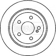 Borg & Beck BBD4354 - Гальмівний диск avtolavka.club