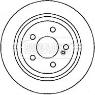 Borg & Beck BBD4353 - Гальмівний диск avtolavka.club