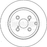 Borg & Beck BBD4380 - Гальмівний диск avtolavka.club