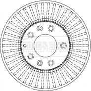 Borg & Beck BBD4334 - Гальмівний диск avtolavka.club