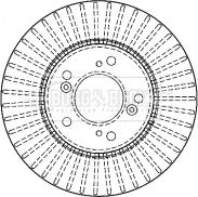 Borg & Beck BBD4333 - Гальмівний диск avtolavka.club