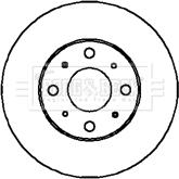 Borg & Beck BBD4332 - Гальмівний диск avtolavka.club