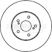 Borg & Beck BBD4326 - Гальмівний диск avtolavka.club