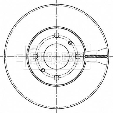 Borg & Beck BBD4232 - Гальмівний диск avtolavka.club