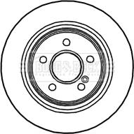 Borg & Beck BBD4703 - Гальмівний диск avtolavka.club