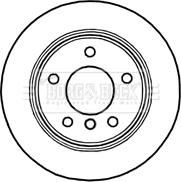 Borg & Beck BBD4707 - Гальмівний диск avtolavka.club