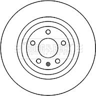 Borg & Beck BBD5949S - Гальмівний диск avtolavka.club