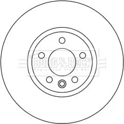 Borg & Beck BBD5964S - Гальмівний диск avtolavka.club