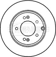 Borg & Beck BBD5906S - Гальмівний диск avtolavka.club