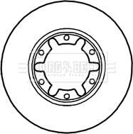 Borg & Beck BBD5907S - Гальмівний диск avtolavka.club