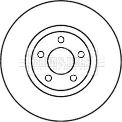 Borg & Beck BBD5979S - Гальмівний диск avtolavka.club