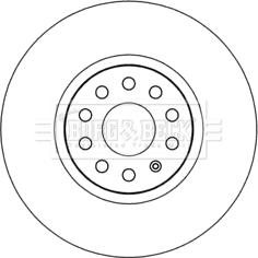 Borg & Beck BBD5978S - Гальмівний диск avtolavka.club