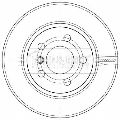 Borg & Beck BBD5494 - Гальмівний диск avtolavka.club