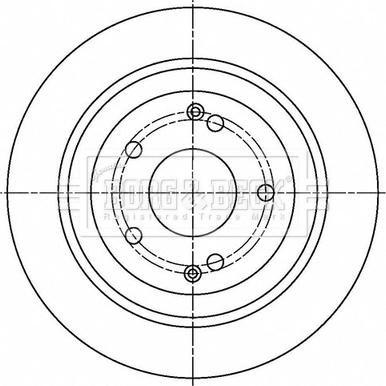 Borg & Beck BBD5497 - Гальмівний диск avtolavka.club